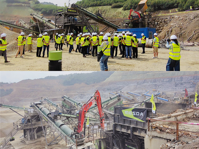 YZH Rockbreaker Boom Systems Help MESDA To Increase the Productivity
