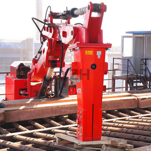 Nakatigil na Hydraulic Rockbreaker Boom