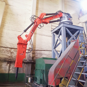 BHB600 Sistem static Rockbreaker pe piedestal