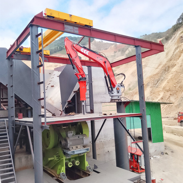 מערכות בום של פורצי סלעים הידראוליים עם פטיש הידראולי