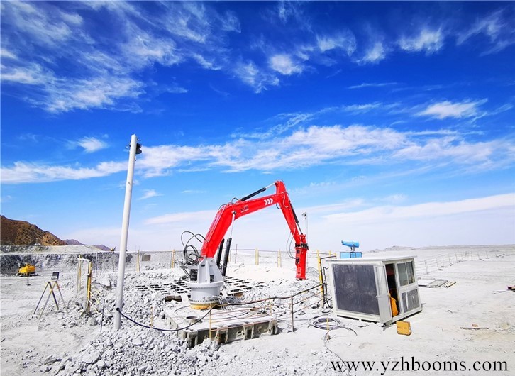 YZH Ferngesteuertes Pedestal Boom Rockbreaker-System mit 5G-Teleoperation f&uuml;r die Bergbauindustrie