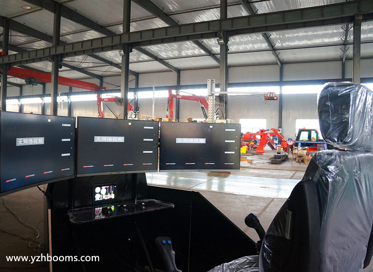 Os sistemas Rockbreaker do crescimento do pedestal de teleopera&ccedil;&atilde;o YZH 5G passam no teste de f&aacute;brica e se movem para a implanta&ccedil;&atilde;o do local da mina