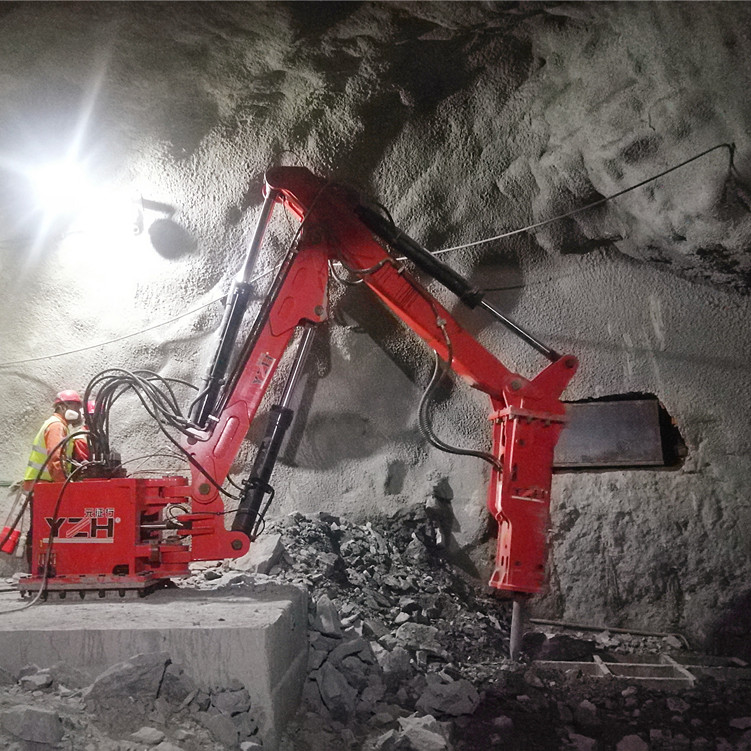 Pedestal Rock Breaker Boom Systems