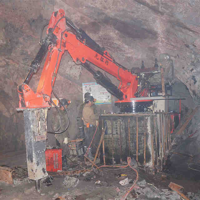 YZH BHC500 Static Rockbreaker Boom