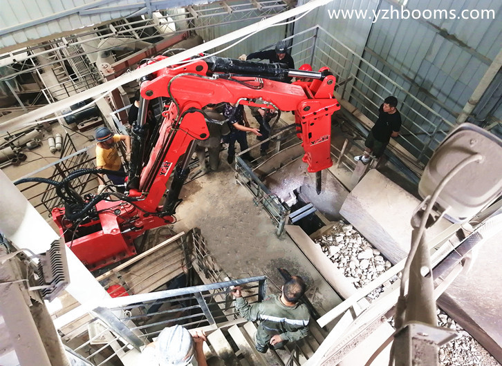 System wysięgnika do kruszenia skał na stałym cokole YZH został pomyślnie dostarczony do firmy g&oacute;rniczej Chongqing Anrui Mining Company