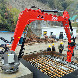 Sistem staționar de braț cu piedestal YZH pentru spargerea rocii &icirc;n șantierul minier