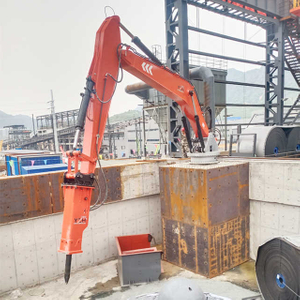 System wysięgnika stacjonarnego na cokole Maksymalizuj wydajność kruszarki