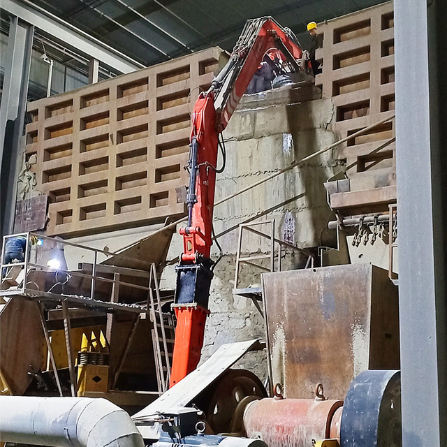 Sistem Pedestal Boom yang Dapat Disesuaikan untuk Aplikasi Penghancuran Utama