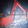 YZH Rock Breaker BUTIO System applicata ad subterraneis Mining