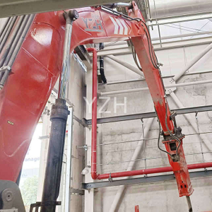 Naprawiono system łamania skał dla kruszarki