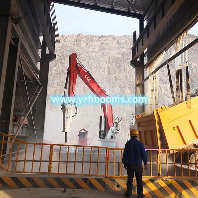 YZH WHA610 Brise-roche &agrave; fl&egrave;che sur socle &eacute;lectrique pour concasseurs giratoires