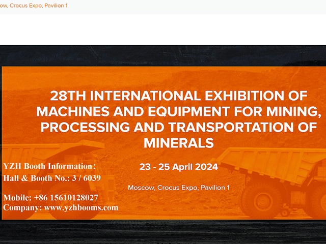 Số gian h&agrave;ng của YZH tại MiningWorld Russia 2024