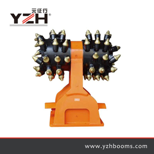 Hidravlični bobnasti rezalnik za bagre, brušenje kamenja in betona