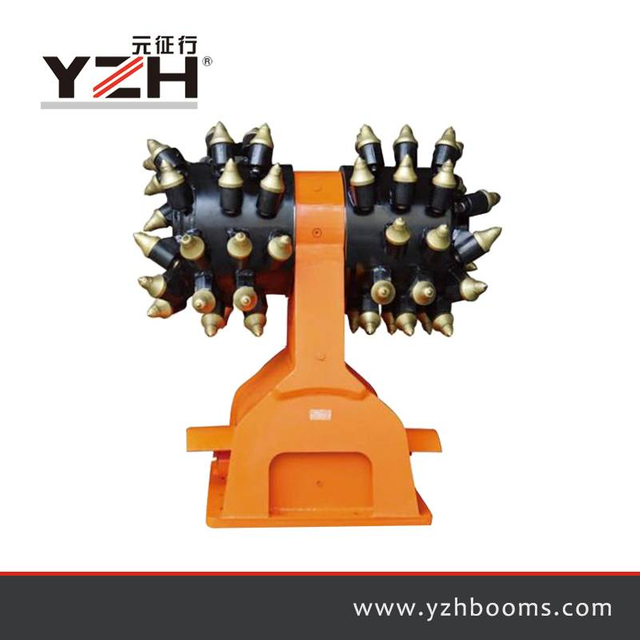 Excavators راک اور کنکریٹ پیسنے کے لئے ہائیڈرولک ڈرم کٹر