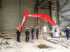 WHC1070 Braccio rompisassi con piedistallo fisso