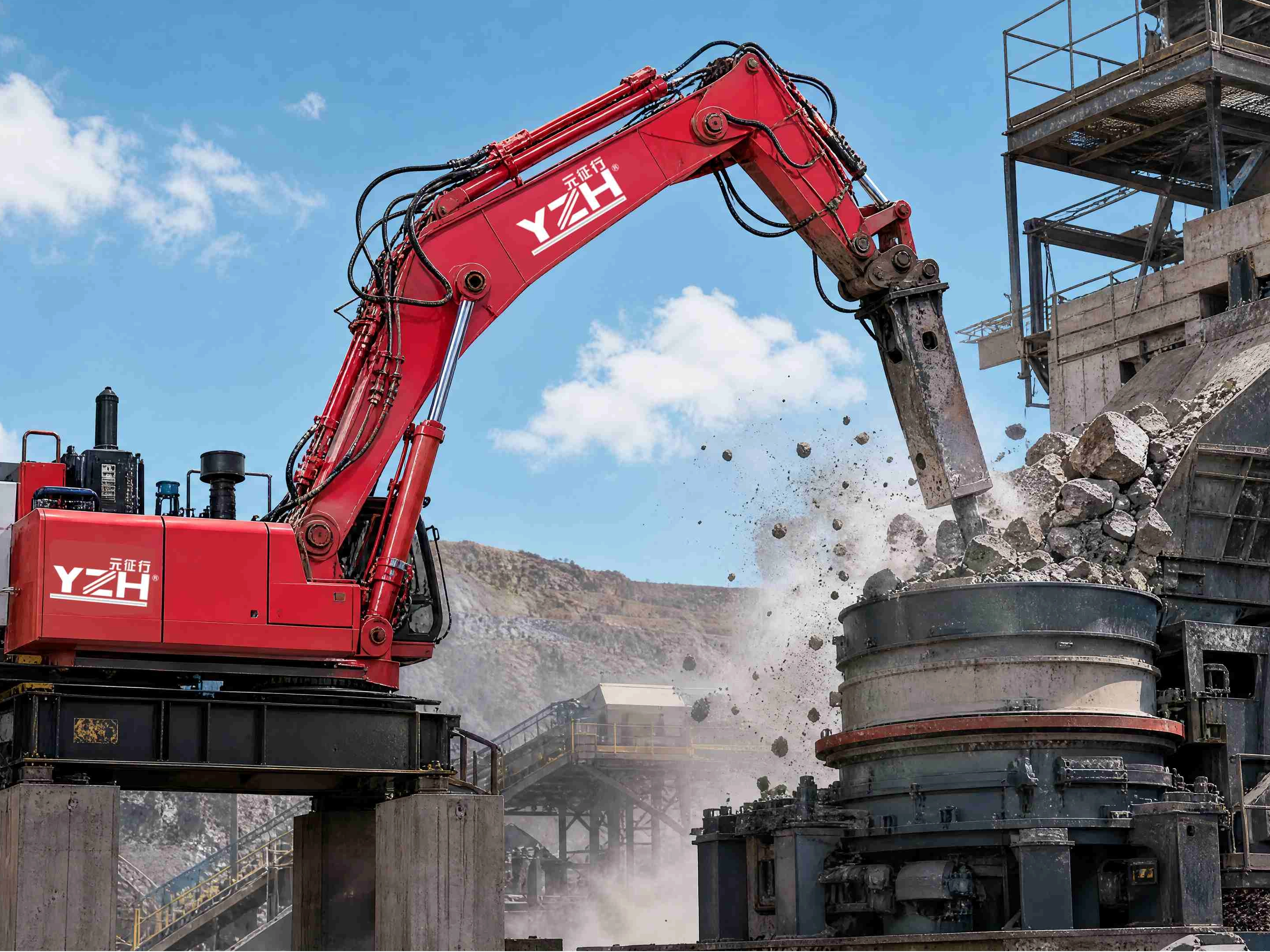Memperkemas Operasi di AS dengan The WHD1350 Rockbreaker Boom