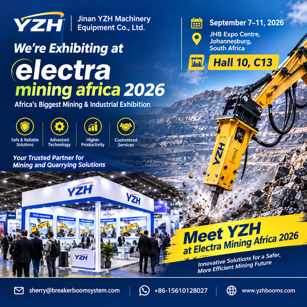 YZH st&auml;ller ut p&aring; Electra Mining Africa 2026 i Johannesburg, Sydafrika